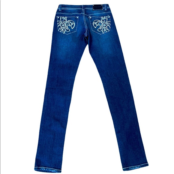 Red Rivet Jeans Size 3 in Juniors - Picture 3 of 6